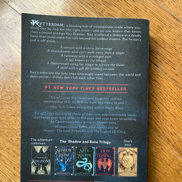 Six Of Crows novel - Picture 3 of 3